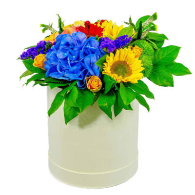 Коробка с цветами «Весеннее настроение»
